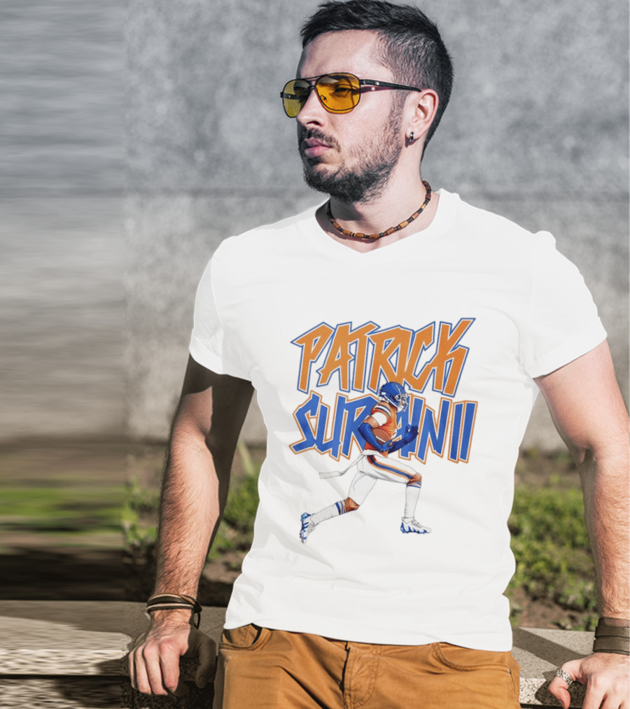 Patrick Surain II Denver Broncos Football T-Shirt