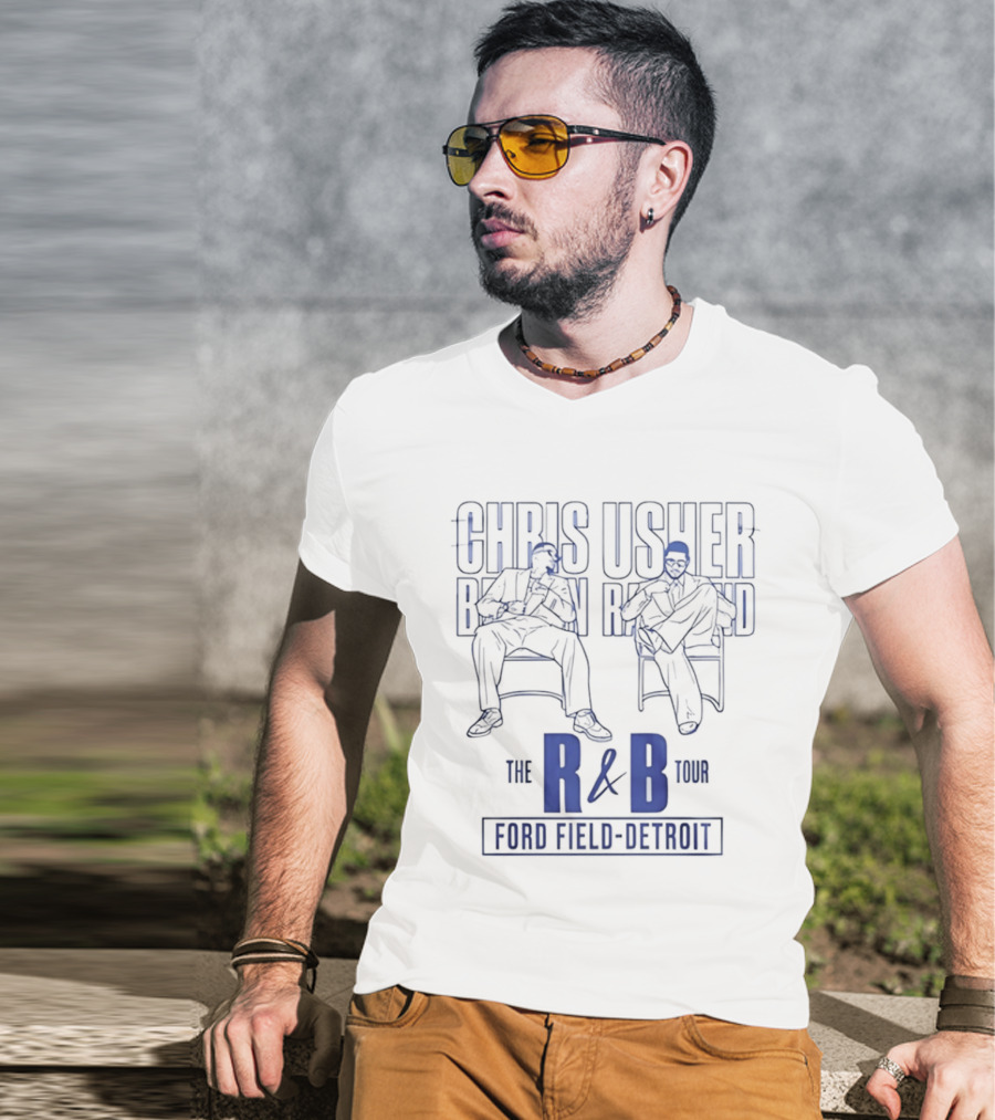 Chris Usher The R&B Tour Ford Field Detroit T-Shirt