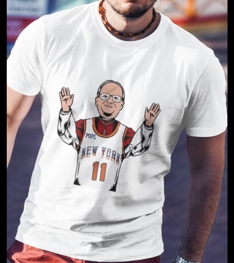 Pope New York Knicks 11 Jersey Time T-Shirt