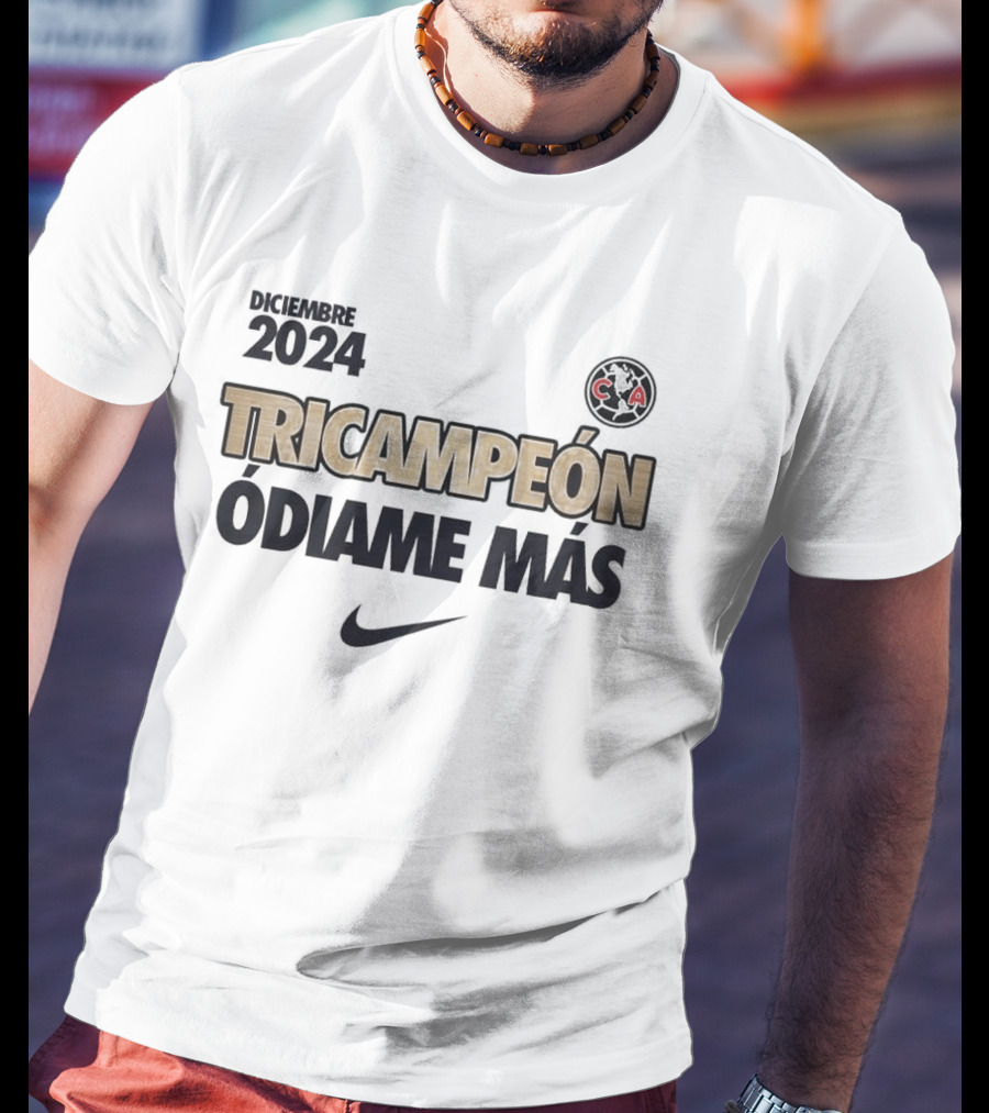 EL Club America Es Tricampeon Del Fubol Mexicano 2024 T-Shirt