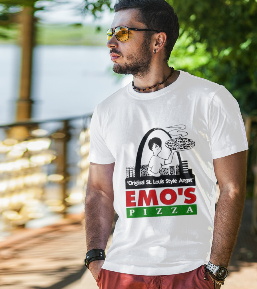 Original St. Louis Style Angst Emo's Pizza T-Shirt
