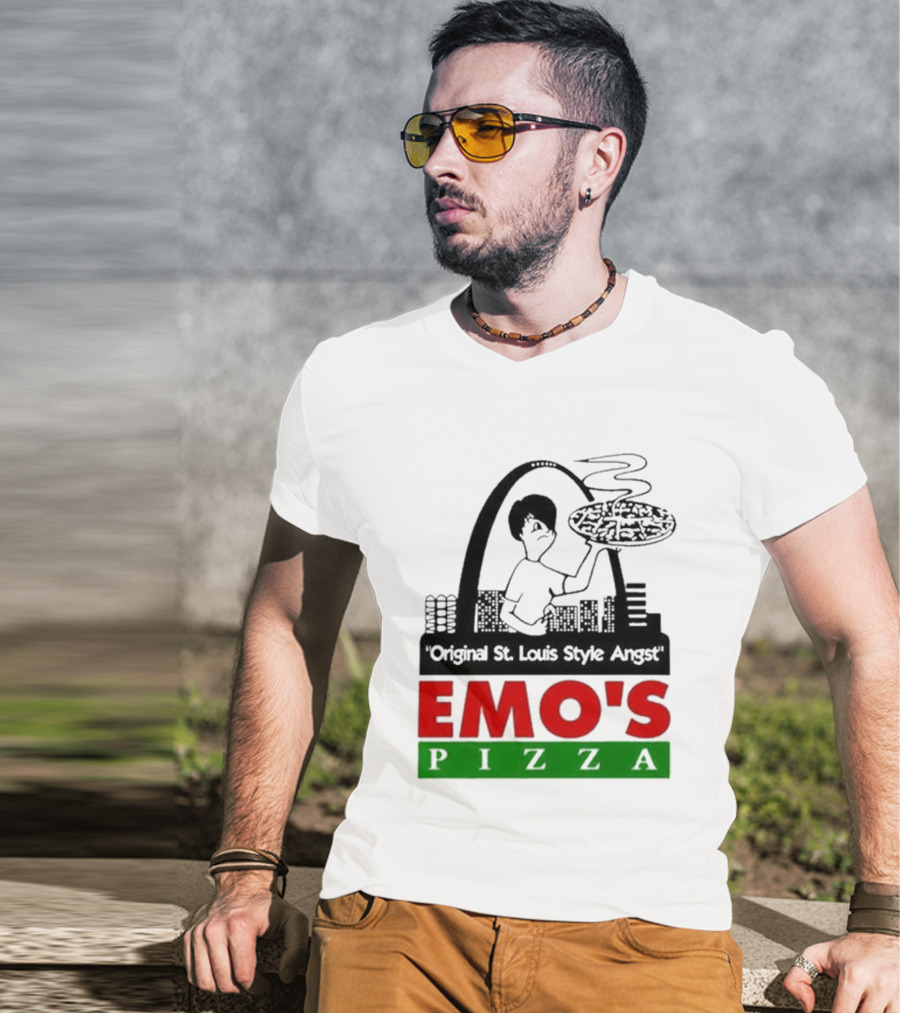 Original St. Louis Style Angst Emo's Pizza T-Shirt