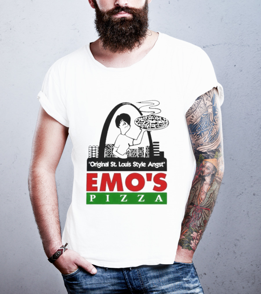 Original St. Louis Style Angst Emo's Pizza T-Shirt