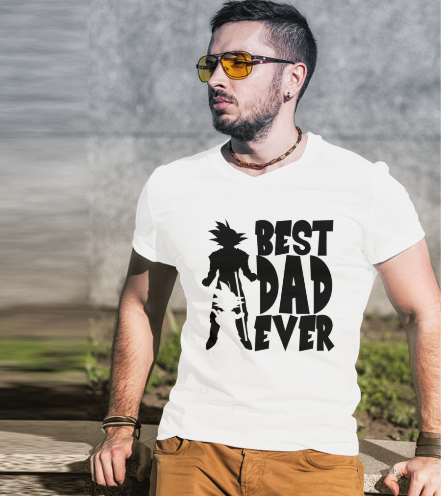 Best Dad Ever Goku Dragon Ball T-Shirt
