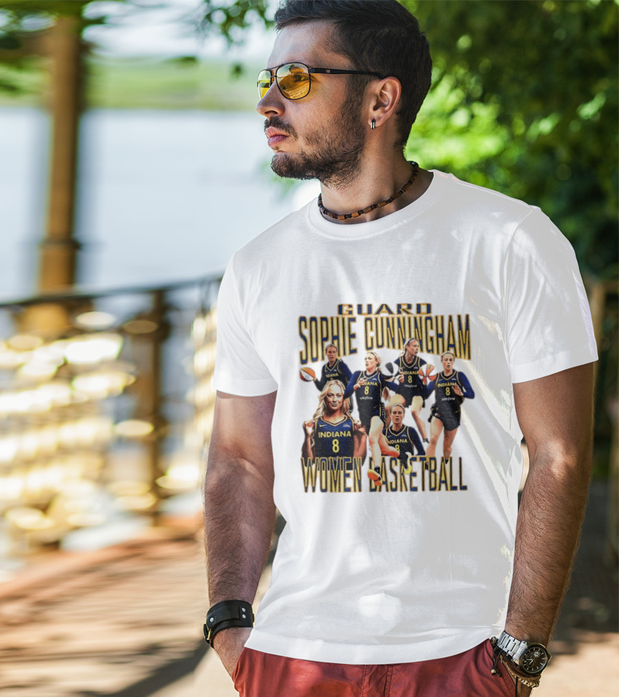Guard Sophie Cunningham Indiana Fever Women Basketball Player 8 T-Shirt