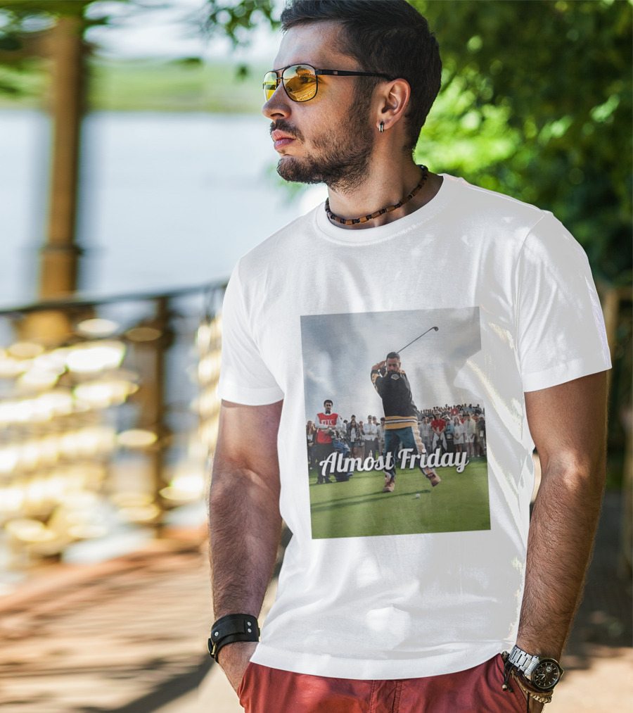 Happy Gilmore Almost Friday Hockey Golf Scene T-Shirt