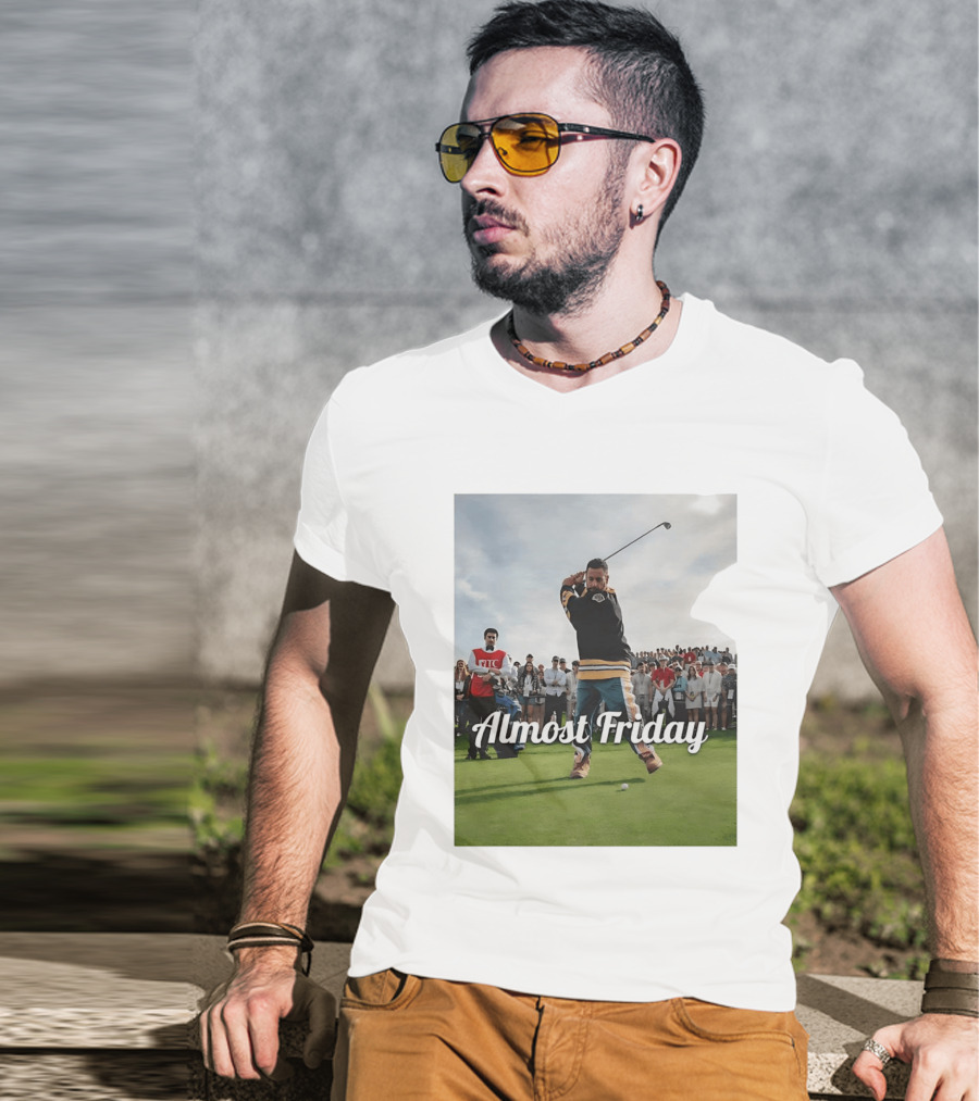 Happy Gilmore Almost Friday Hockey Golf Scene T-Shirt