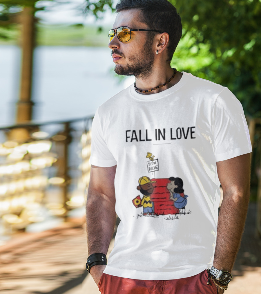 Fall In Love J Dilla Slum Village Lucy Peanuts T-Shirt