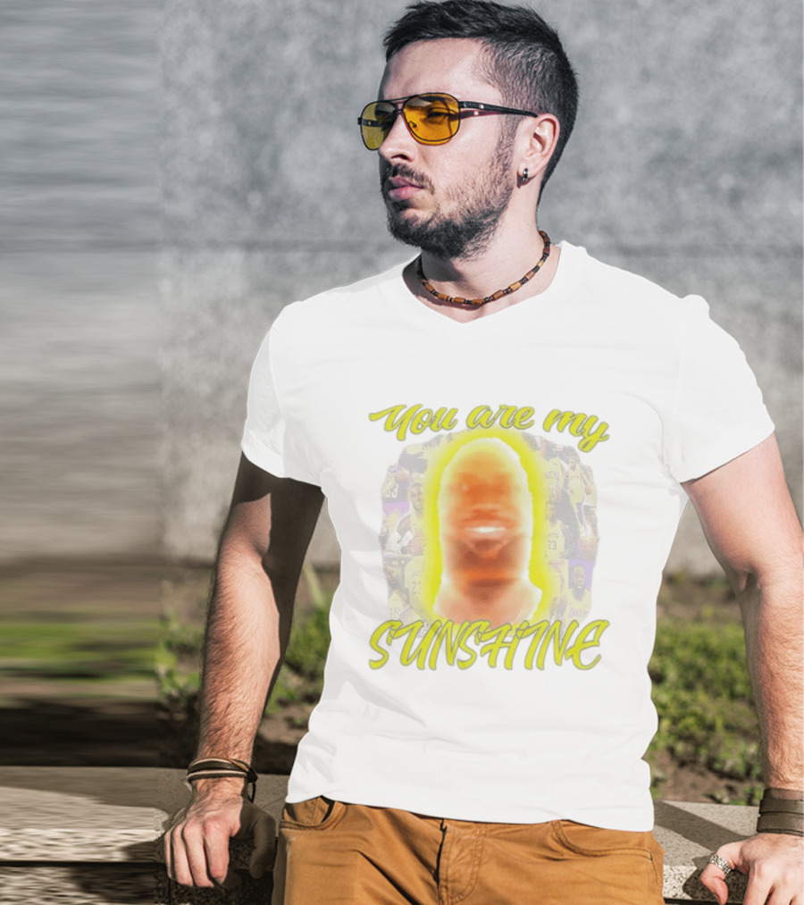 You Are My Sunshine Lebron James Lakers Basketball Lebonbon T-Shirt