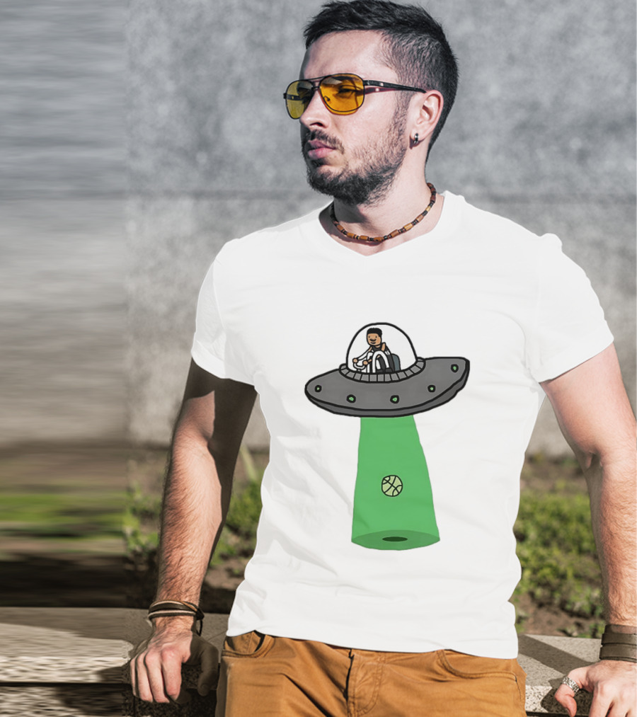 San Antonio Spurs Victor Wembanyama Wemby Extraterrestrial UFO Basketball T-Shirt