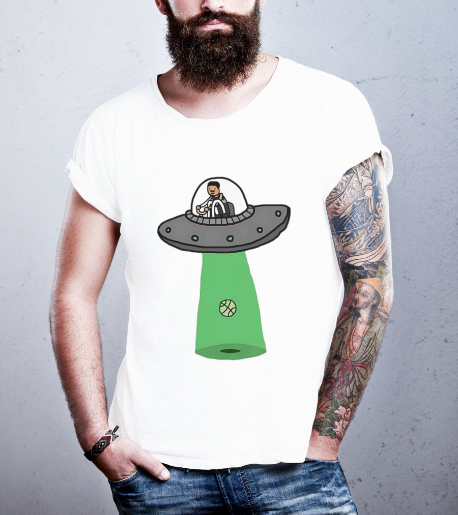 San Antonio Spurs Victor Wembanyama Wemby Extraterrestrial UFO Basketball T-Shirt