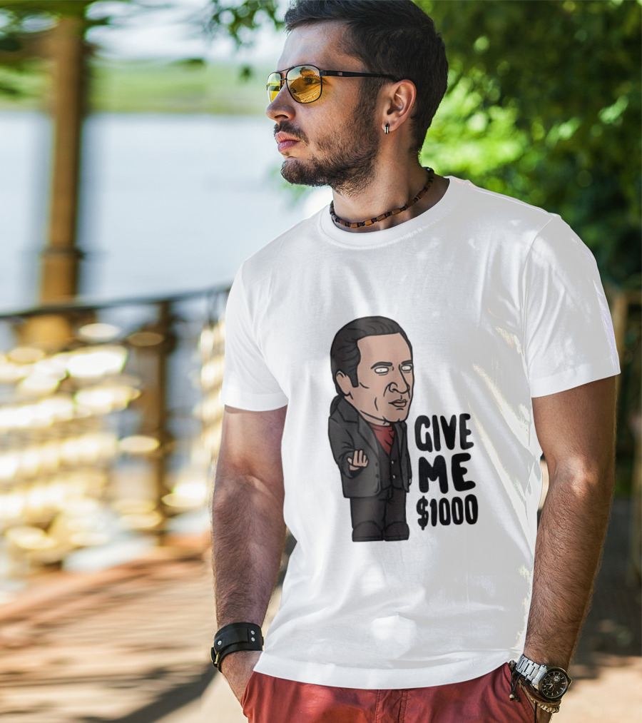 The Sopranos Furio Giunta Cartoon Give Me $1000 T-Shirt