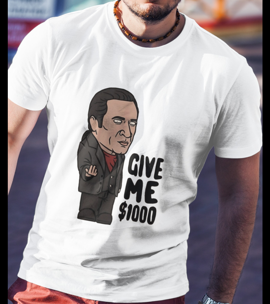 The Sopranos Furio Giunta Cartoon Give Me $1000 T-Shirt