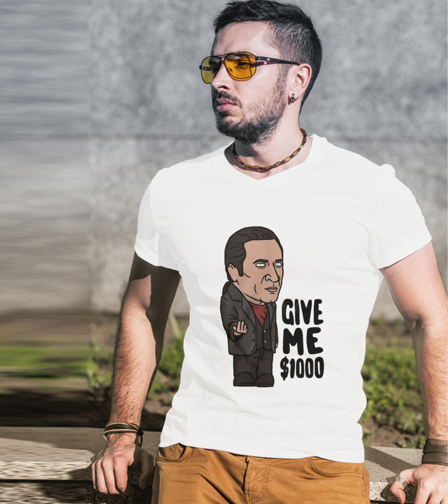 The Sopranos Furio Giunta Cartoon Give Me $1000 T-Shirt