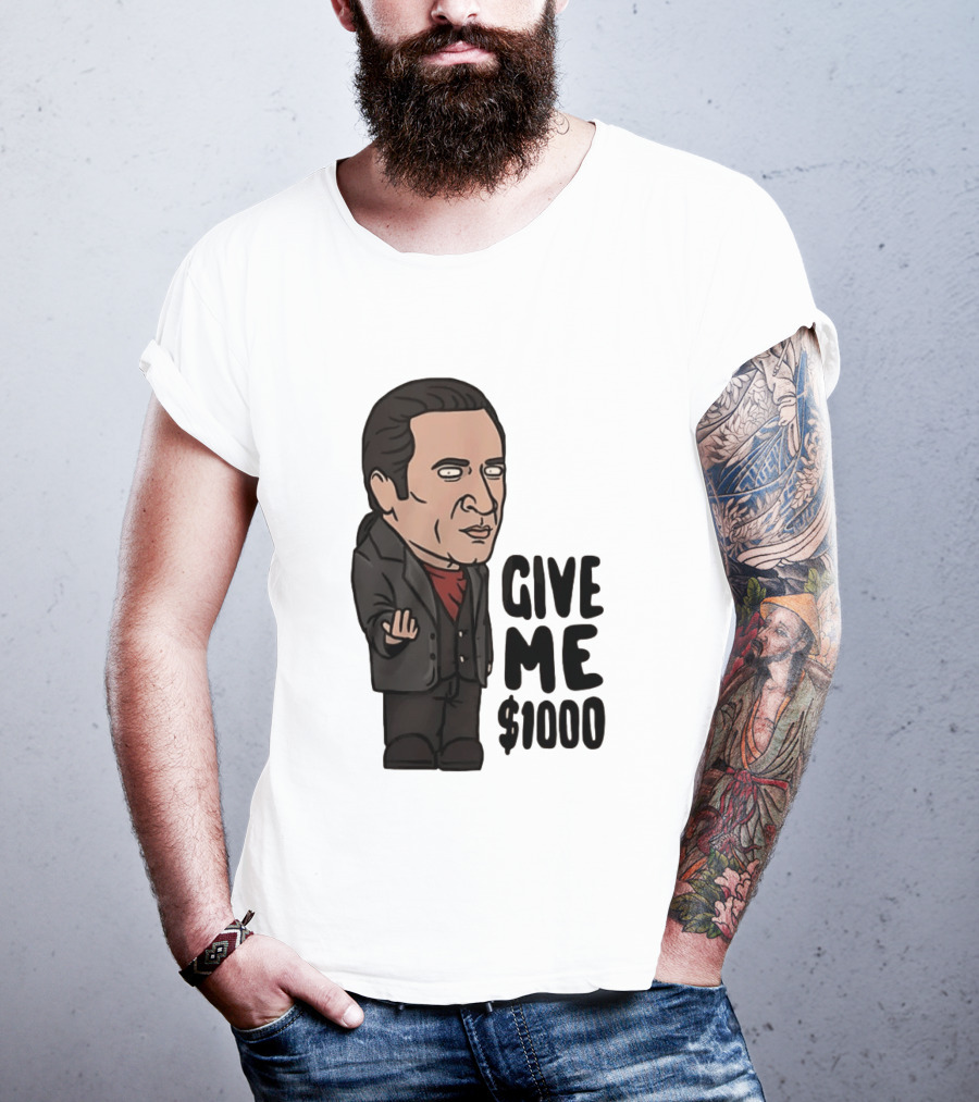The Sopranos Furio Giunta Cartoon Give Me $1000 T-Shirt
