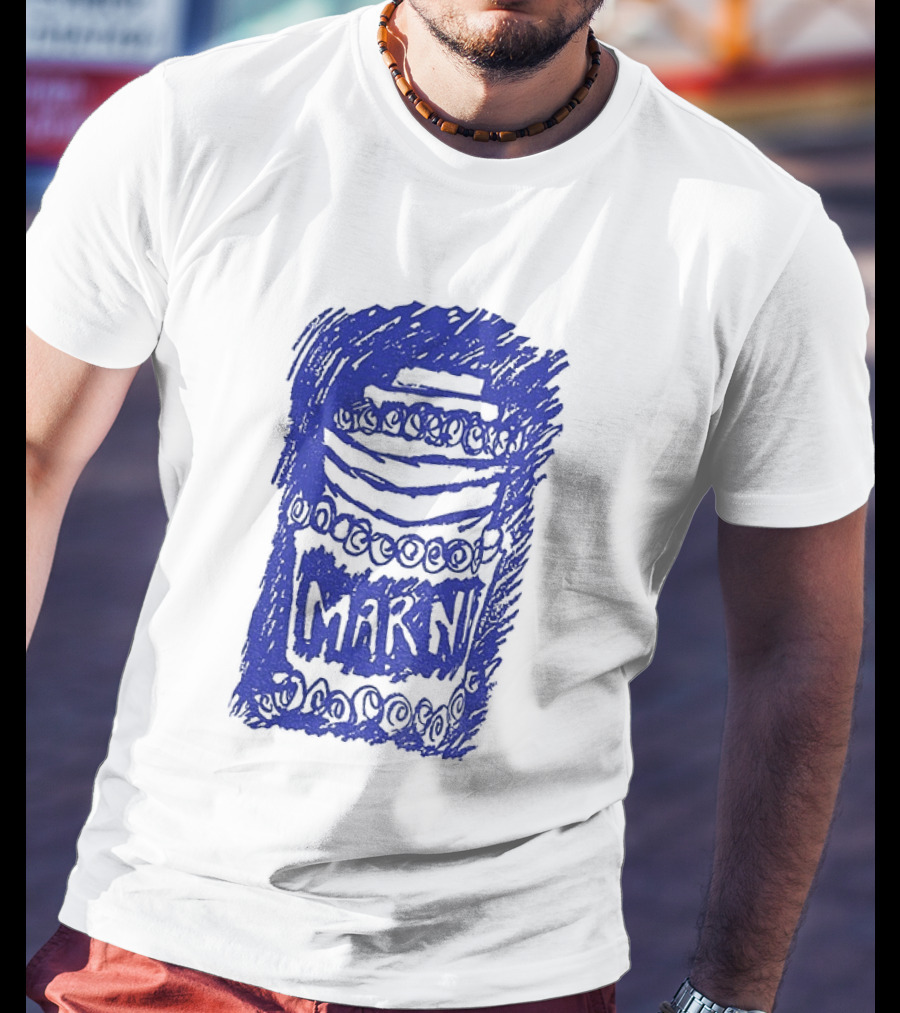 Travis Kelce 30th Anniversary Marni Runway Cool Collaboration T-Shirt