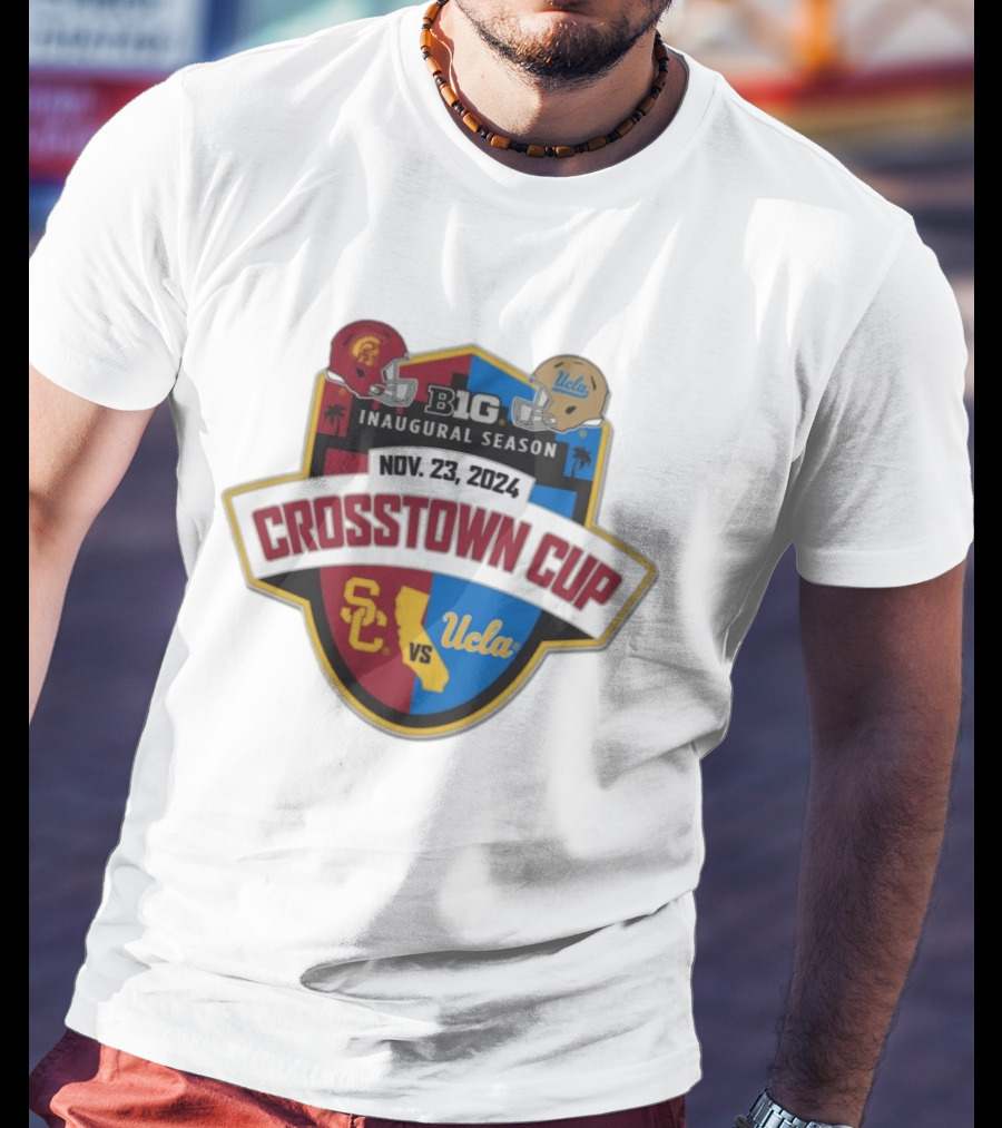 USC Trojans Vs UCLA Crosstown Cup Big 10 Inaugural Season Nov 23 2024 T-Shirt