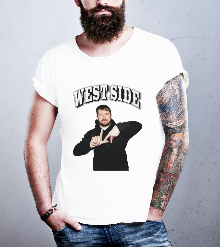 Luka Doncic Westside LA Hand Lakers T-Shirt