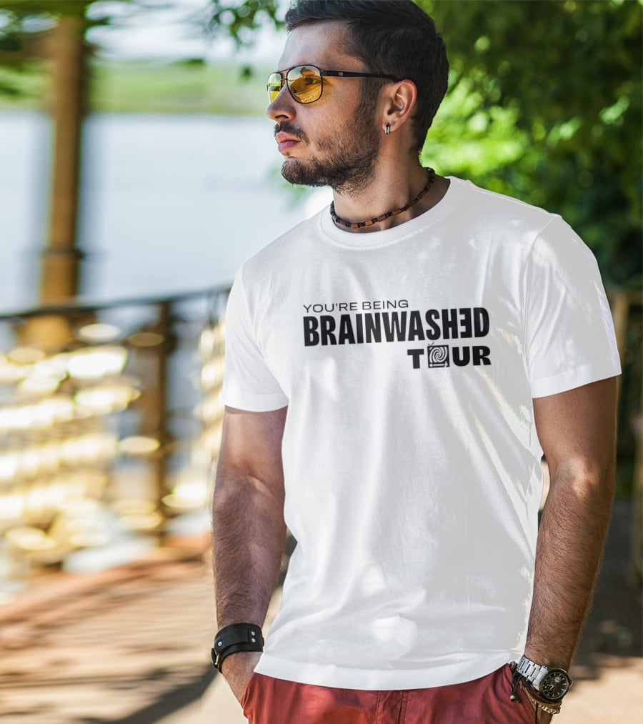 You're Being Brainwashed Tour TV Swirl T-Shirt