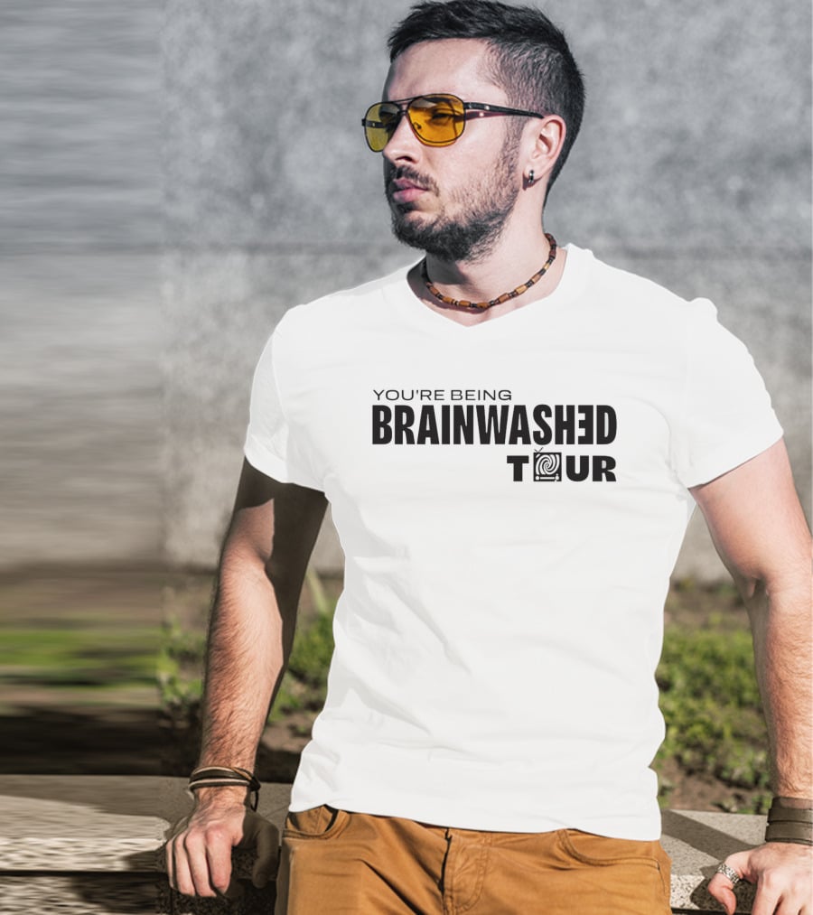 You're Being Brainwashed Tour TV Swirl T-Shirt