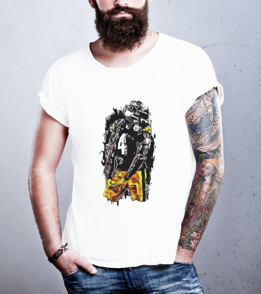 Zecharius Metcalf Metcalf Pittsburgh Steelers Black And Gold 4 DK T-Shirt