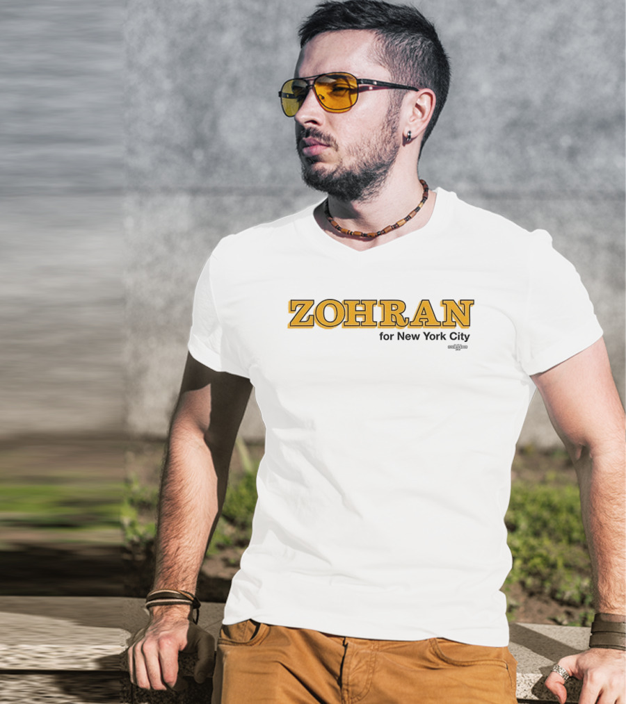 Zohran For New York City Mayor 2025 Campaign Merchandise T-Shirt