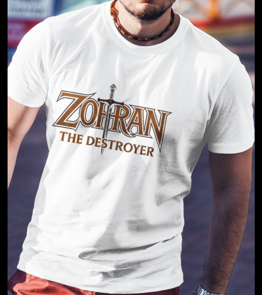 Zohran The Destroyer Mamdani For New York Sword T-Shirt