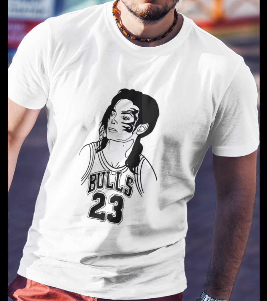 Chicago Bulls 23 Triple Mike Jordan Jackson Tyson Mashup T-Shirt