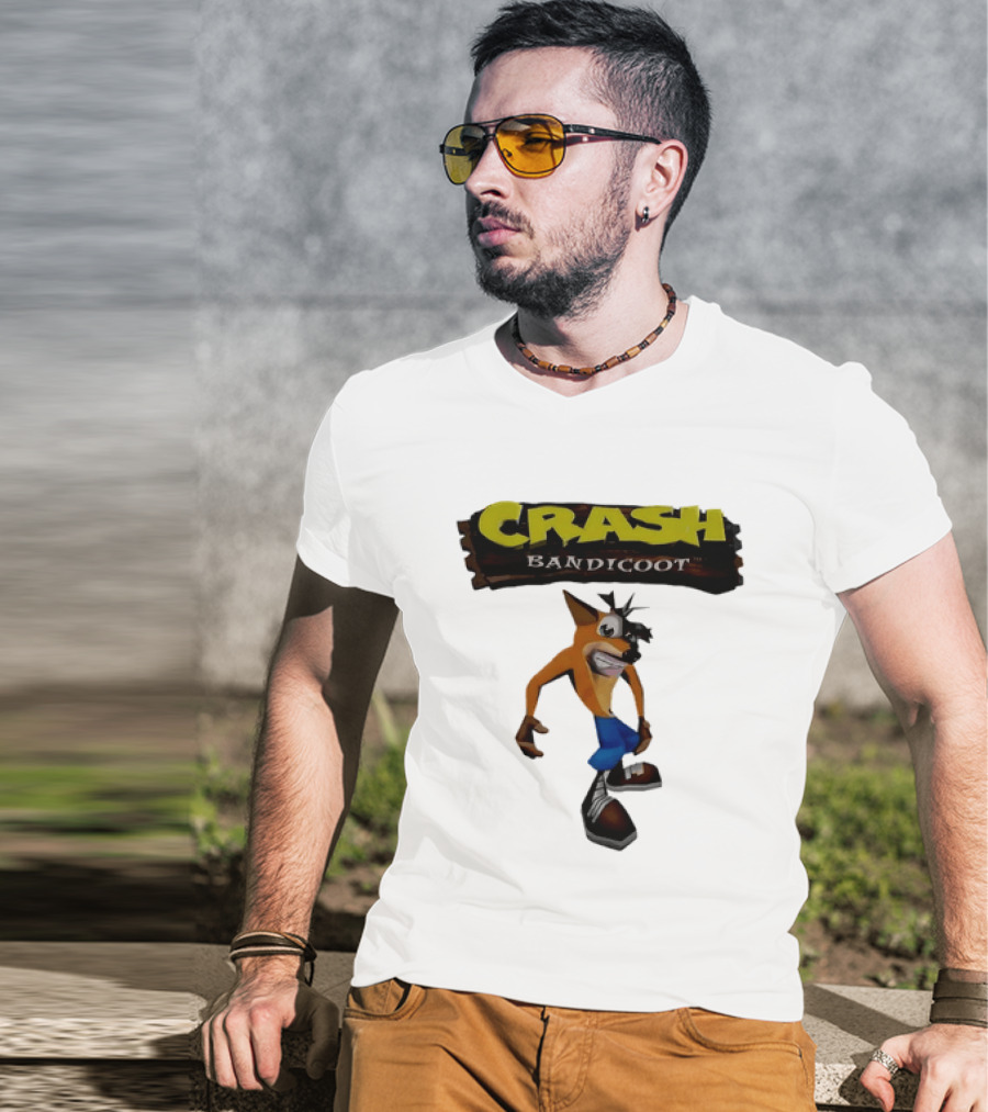Crash Bandicoot Video Game Classic Gaming T-Shirt