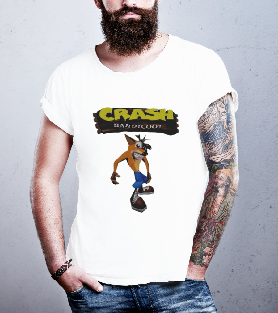 Crash Bandicoot Video Game Classic Gaming T-Shirt