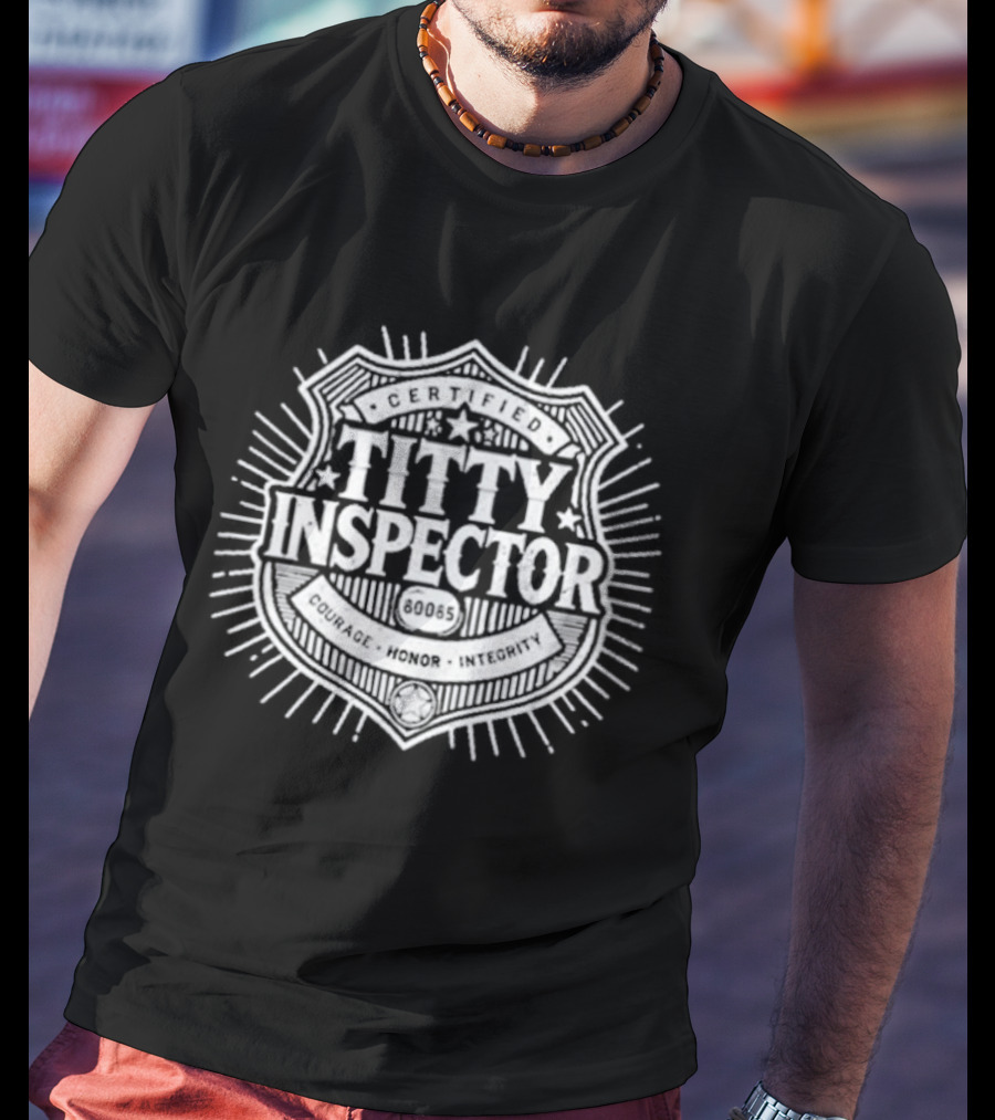 Aimee Garcia Certified Titty Inspector T-Shirt