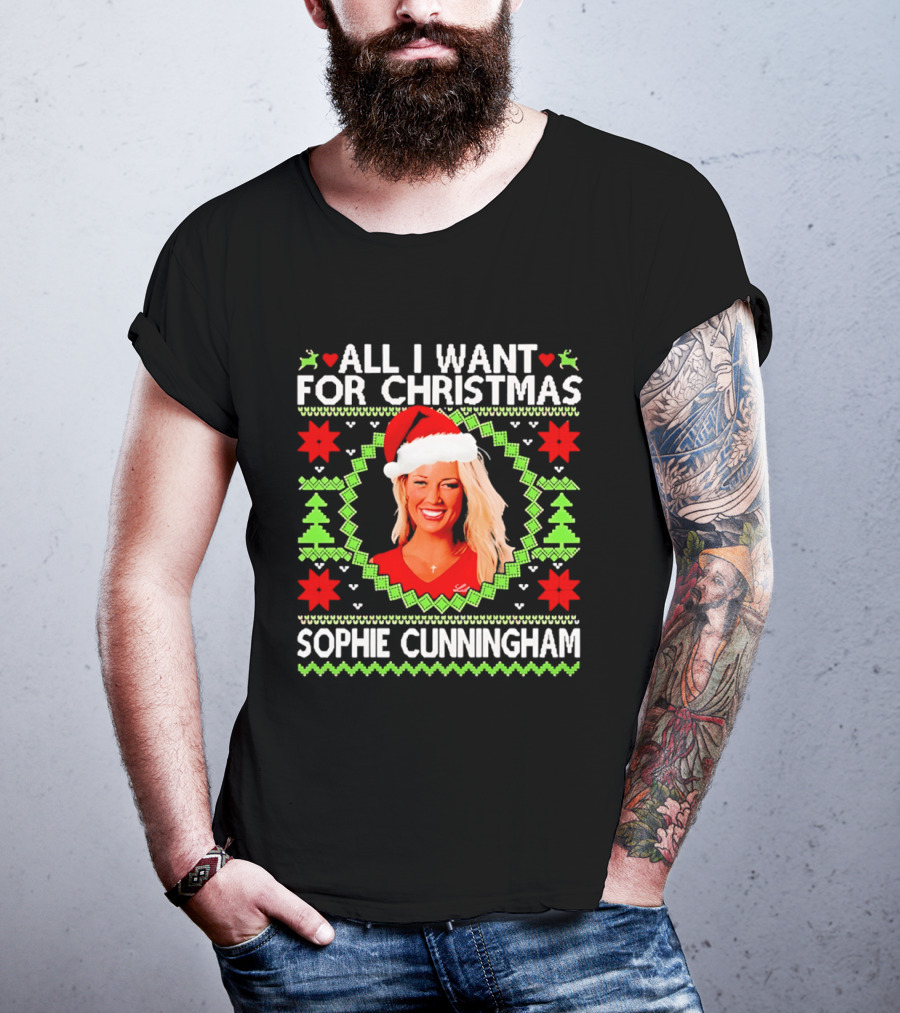 All I Want For Christmas Sophie Cunningham Holiday Sweater T-Shirt