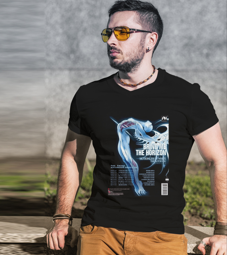 Bring Me The Horizon Motionless In White The Plot In You 2026 North America Tour T-Shirt