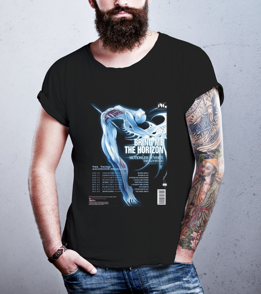 Bring Me The Horizon Motionless In White The Plot In You 2026 North America Tour T-Shirt