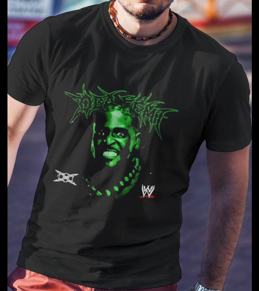 Ken Carson Oba Femi WWE DX Logo Green Face T-Shirt