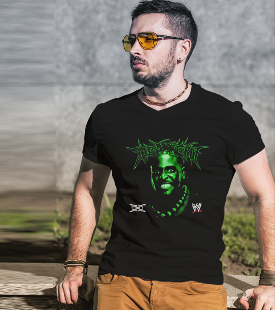Ken Carson Oba Femi WWE DX Logo Green Face T-Shirt