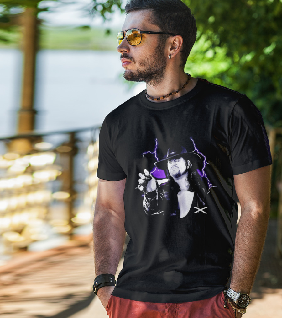 Ken Carson Meets WWE Superstar The Undertaker Lightning T-Shirt