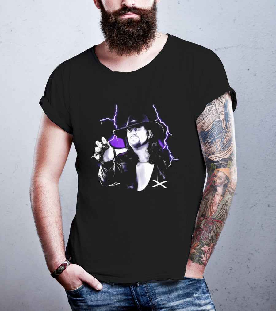 Ken Carson Meets WWE Superstar The Undertaker Lightning T-Shirt