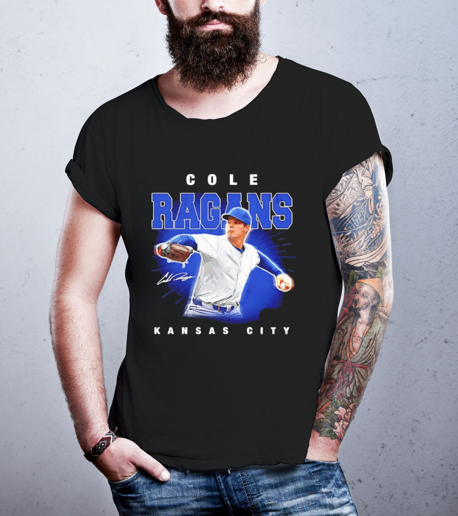 Cole Ragans Iconic Kansas City Pitcher Baseball Performance T-Shirt
