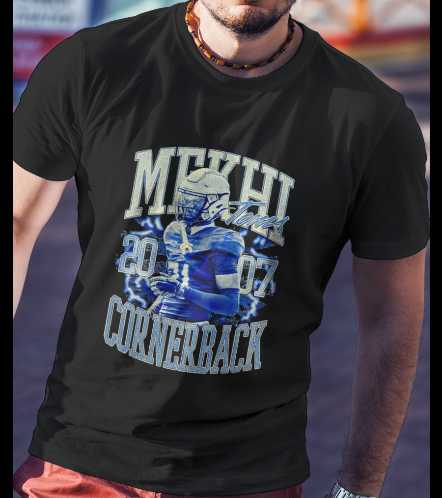 Mekhi Toms Cornerback 2007 Football Player Sports T-Shirt