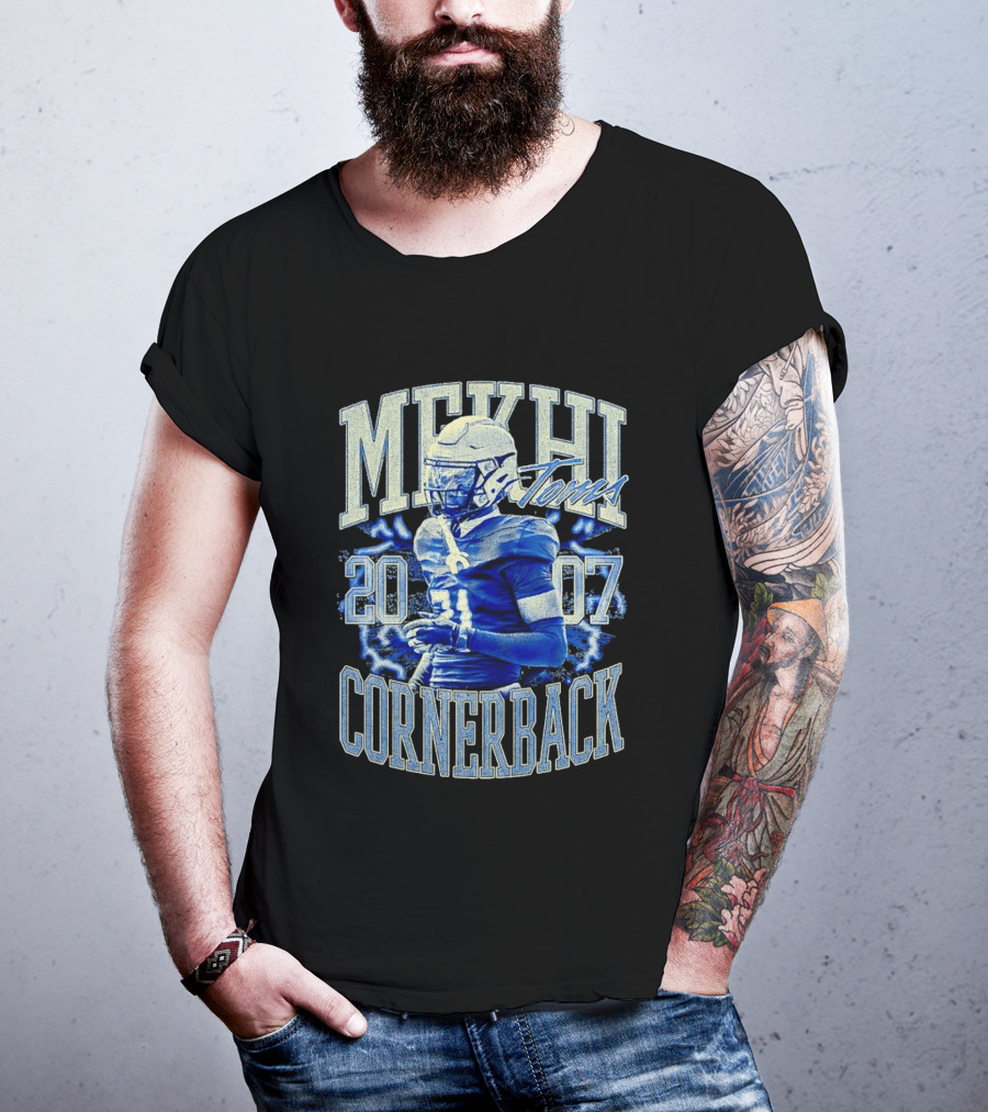 Mekhi Toms Cornerback 2007 Football Player Sports T-Shirt