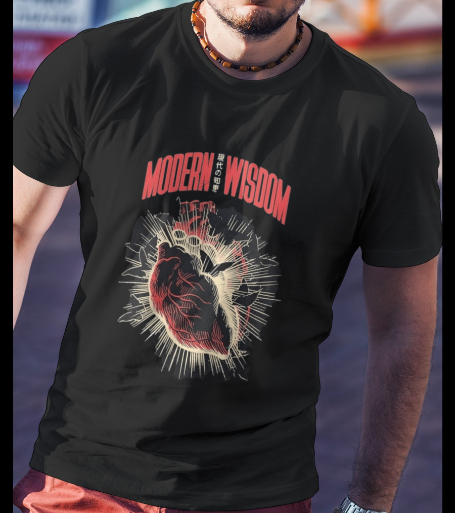 Modern Wisdom Bursting Heart T-Shirt