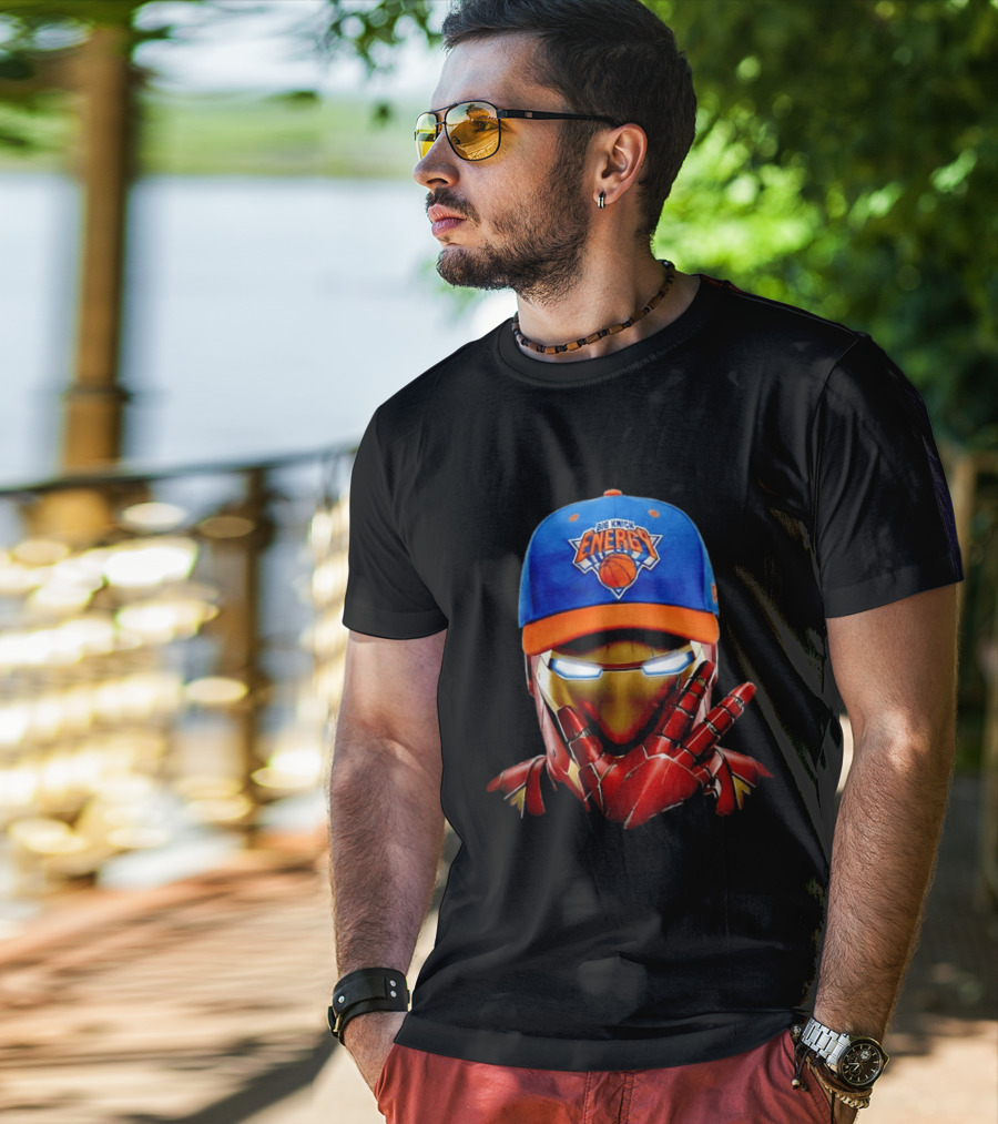 Big Knick Energy Iron Man New York Knicks T-Shirt