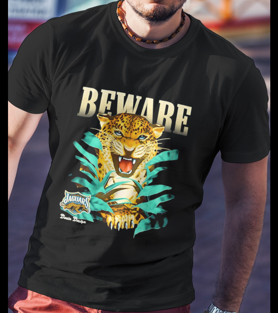Jacksonville Jaguars Beware Logo Puma Blanca T-Shirt