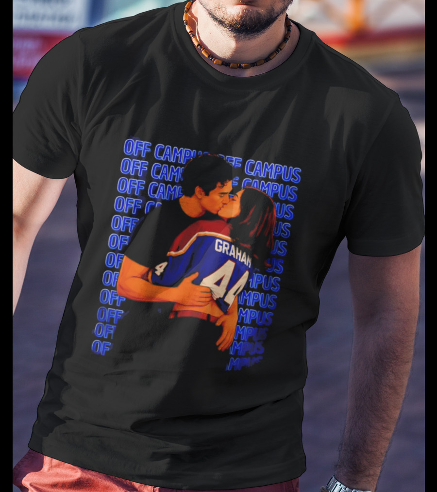 Off Campus Graham And Hannah Hockey Romance Kissing Scene T-Shirt