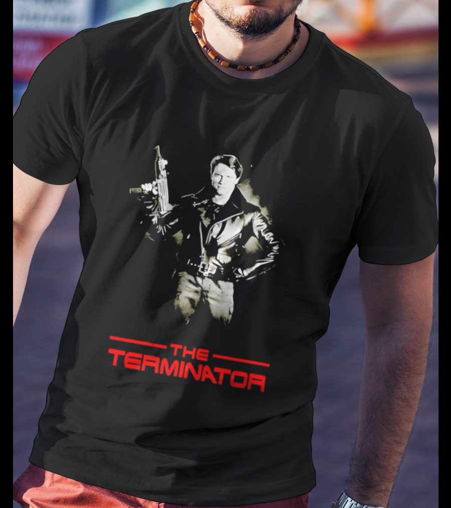 The Terminator Arnold Schwarzenegger Iconic Movie T-Shirt