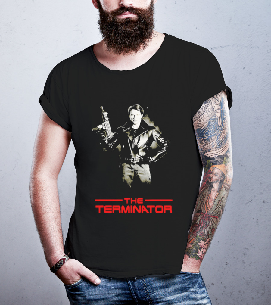 The Terminator Arnold Schwarzenegger Iconic Movie T-Shirt