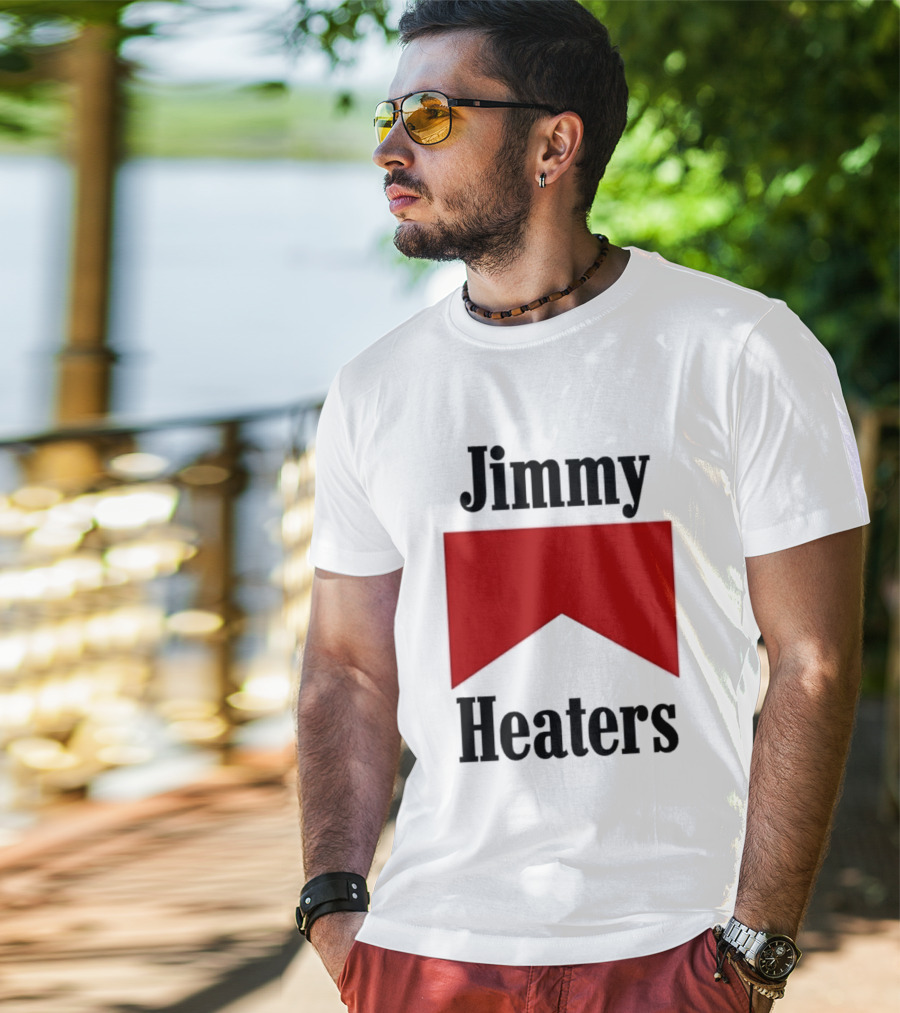 Jimmy Heaters Marlboro Cigarettes Red Banner T-Shirt