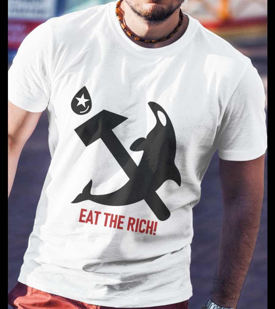 Eat The Rich Orca Hammer Star T-Shirt