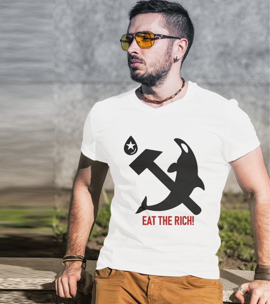 Eat The Rich Orca Hammer Star T-Shirt